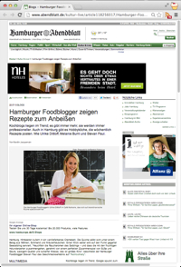 GourmetGuerilla im Hamburger Abendblatt