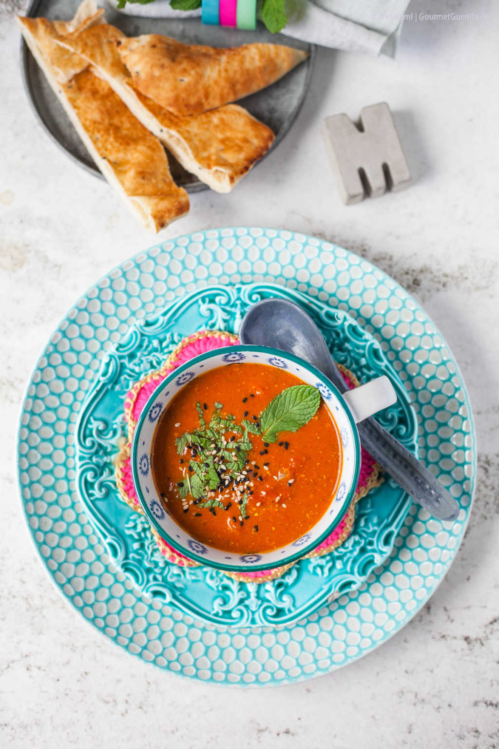 Indische Tomatensuppe. Wunderbar würzig, innerlich wärmend und teenager ...